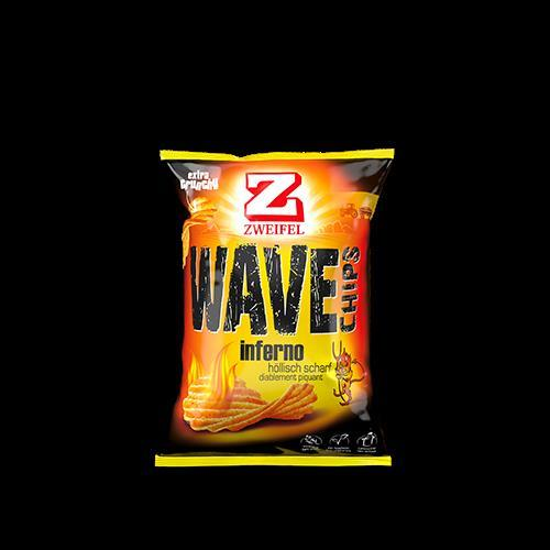 Zweifel Chips Wave Inferno Portion 20 Packungen  30 gr