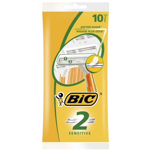 BIC 2 Sensitive 2-Klingenrasierer 10 Stk