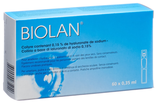 BIOLAN Gtt Opht 60 Monodos 0.35 ml