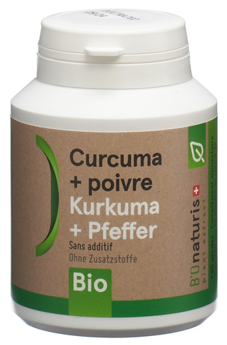 BIONATURIS Kurkuma+Pfeffer Kaps 260 mg Bio 180 Stk