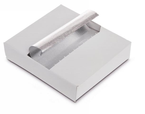 Aluminium-Faltfolie  Silber 11,5 x 27 cm, 100 ex