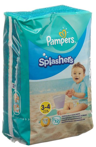 PAMPERS Splashers Gr3-4 Tragepack 12 Stk