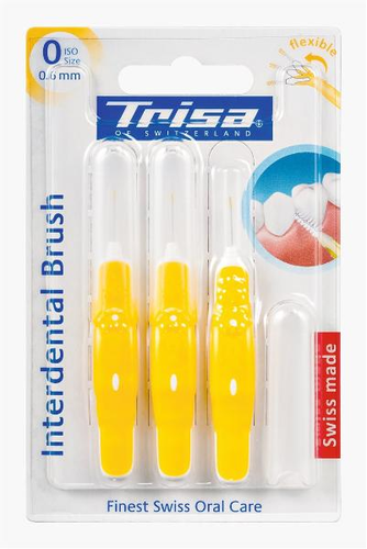 TRISA Interdental Brush ISO 0 0.6mm 3 Stk