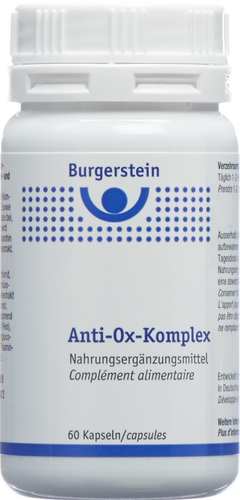 BURGERSTEIN Anti-Ox-Komplex Kaps Ds 60 Stk