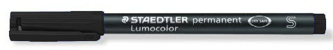 STAEDTLER Lumocolor permanent S 313-9 schwarz