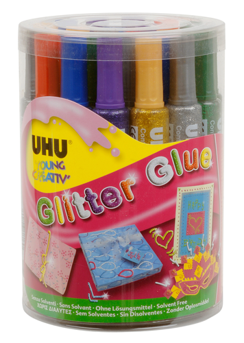 UHU Glitter Glue Dose 76 24 Stck