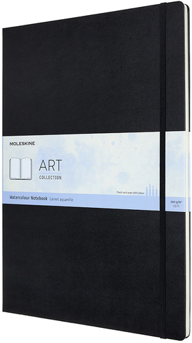 MOLESKINE Aquarell-Notizbuch HC A3 626765 schwarz, 60 Seiten