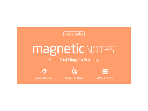 TESLA AMAZING Magnetic Notes L 200x100mm 114 peachy 100 Blatt