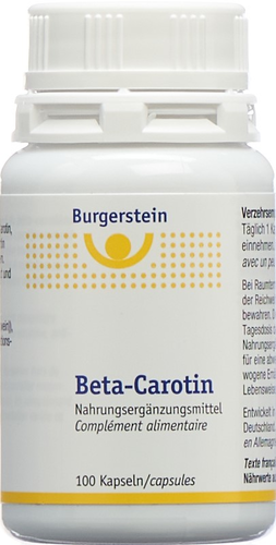 BURGERSTEIN Beta Carotin Kaps Ds 100 Stk