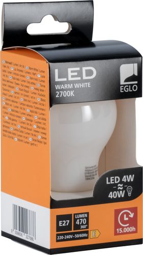 EGLO Leuchmittel LED E27 110032 470 Lumen, 2.4W