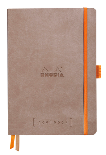 RHODIA Goalbook Notizbuch A5 117573C Softcover taupe 240 S.