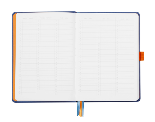RHODIA Goalbook Notizbuch A5 118577C Hardcover saphirblau 240 S.