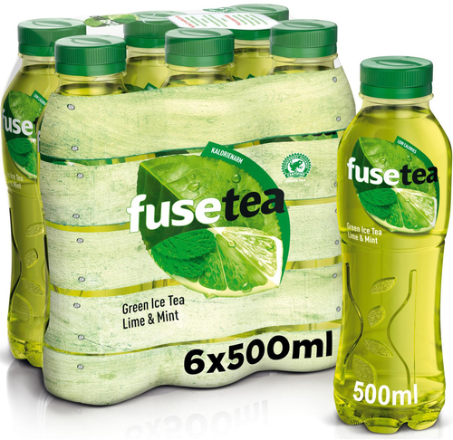 FUSE TEA Green Tea Lime & Mint, Pet 129400001599 50 cl, 6 Stk.