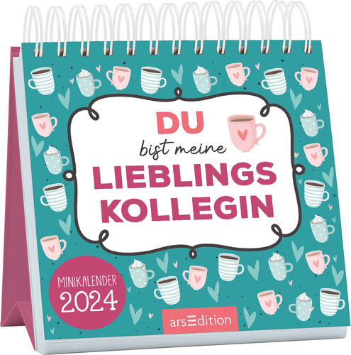 ARS EDITION Kalender Lieblingskollegin 13079 1M/S, 115x115mm, DE 2024