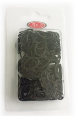 A&A Rastazopfgummi schwarz dick 150er