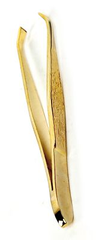 A&A Pinzette vergoldet 8,9cm