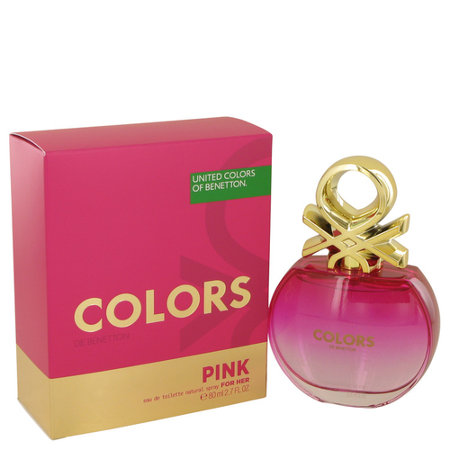 Colors Pink by Benetton Eau de Toilette Spray 80 ml