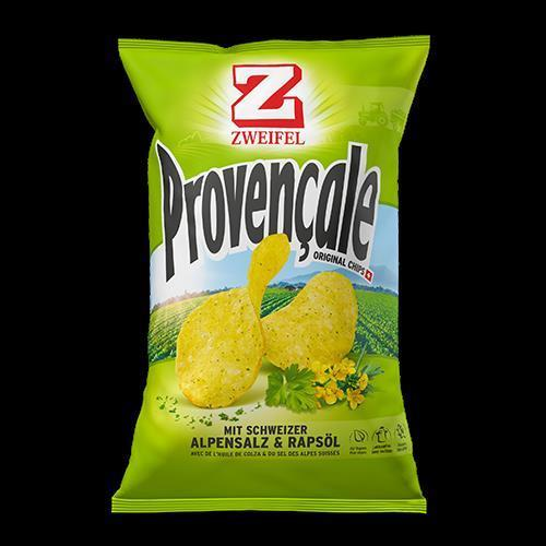 Zweifel Chips Original Provencale Normal 10 Packungen  90 gr