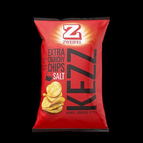Zweifel Chips Kezz Extra Crunchy Chips Salt 10 Packungen  110 gr