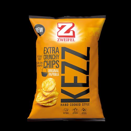 Zweifel Chips Kezz Extra Crunchy Chips Paprika 10 Packungen  110 gr
