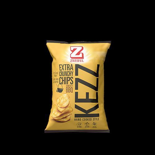 Zweifel Chips Kezz Extra Crunchy Chips Sweet BBQ Portion 20 Packungen  35 gr
