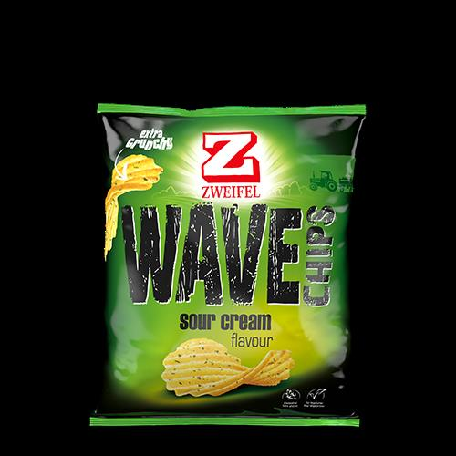 Zweifel Chips Wave Sour Cream 8 Packungen  120 gr