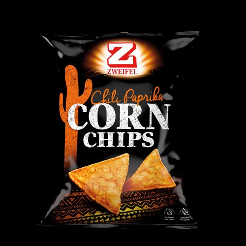 Zweifel Corn Chips Chili Paprika 20 Packungen  125 gr