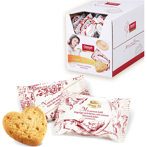 Coppenrath Cookie-Herzen Caramel 1000 gr/ca. 200 Stk.