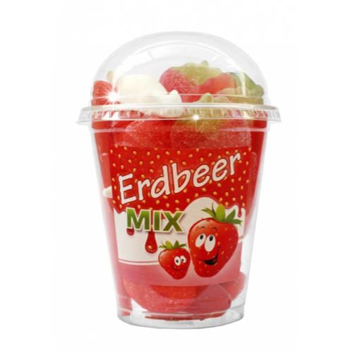 Haribo Schleckbecher Erdbeer Mix 12 x 200 gr