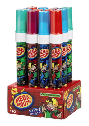 Topps Mega Mouth Candy Spray 12 x 23 gr