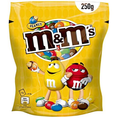 M&Ms Peanut 1 x 250 gr