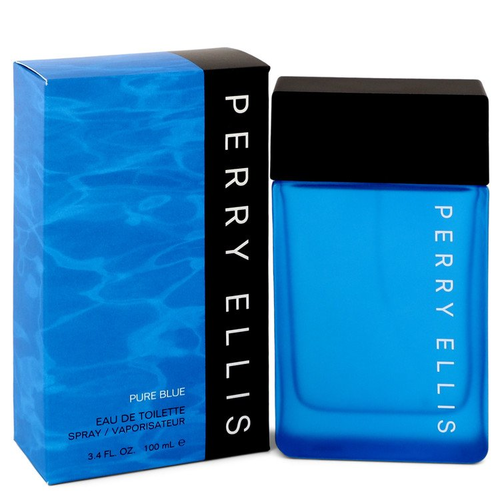 Perry Ellis Pure Blue by Perry Ellis Gift Set -- 3.4 oz Eau de Toilette Spray + 3 oz Shower Gel + 2.75 oz Deodorant Stick + .25 oz Travel EDT Spray