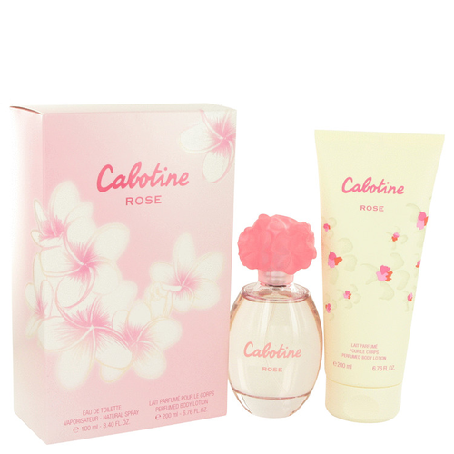 Cabotine Rose by Parfums Gres Gift Set -- 3.4 oz Eau de Toilette Spray + 6.7 oz Body Lotion