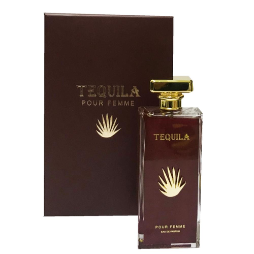Tequila Pour Femme Red by Tequila Perfumes Eau de Parfum Spray + Free .17 oz Mini EDP Spray 100 ml