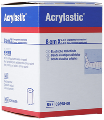 ACRYLASTIC Pflasterbinde 2.5mx8cm elast neu