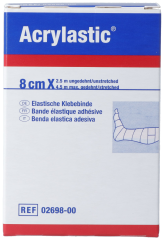 ACRYLASTIC Pflasterbinde 2.5mx8cm elast neu