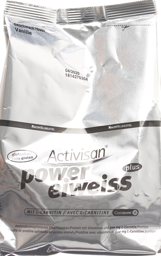 ACTIVISAN Power Eiweiss m L-Carnitin Van Btl 500 g