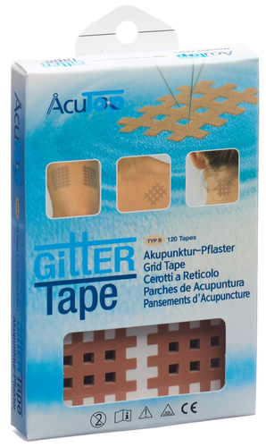 ACUTOP Gitter Tape mitt Typ B 3.6x2.8cm 20 x 6 Stk