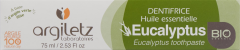 ARGILETZ Zahnpasta Eukalyptus Bio 75 ml
