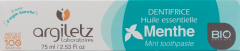 ARGILETZ Zahnpasta Minze Bio 75 ml