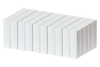 Weisser Block (10er Pack)
