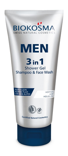 BIOKOSMA Men 3in1 Shampoo & Showergel Tb 200 ml