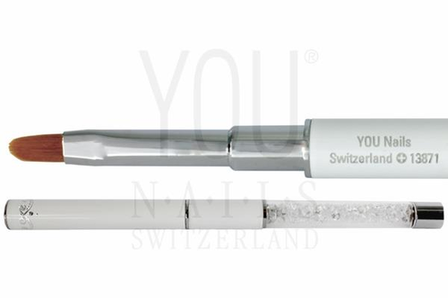 YOU Gel-Pinsel Strass oval Nr. 6