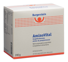 BURGERSTEIN Aminovital Plv Grapefruitarom 20 Btl