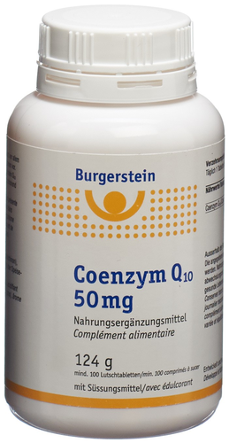 BURGERSTEIN Coenzym Q10 Lutschtabl 50 mg 100 Stk