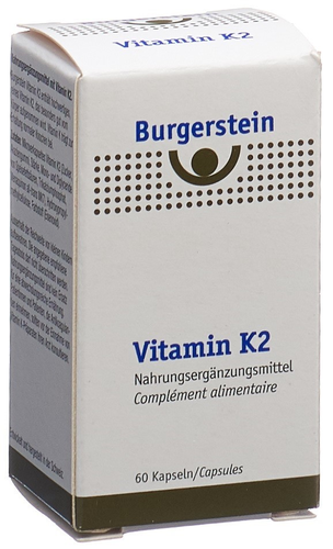 BURGERSTEIN Vitamin K2 Kaps 180 mcg Ds 60 Stk