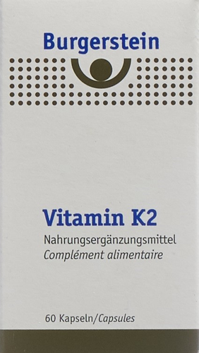 BURGERSTEIN Vitamin K2 Kaps 180 mcg Ds 60 Stk