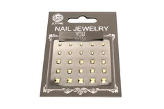 YOU Nail-Art Nieten gold carée