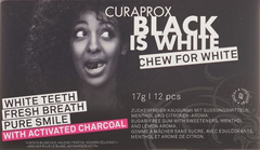 CURAPROX Black is White Kaugummi Blist 12 Stk