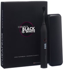 CURAPROX Hydrosonic Black is white sonic toothbru